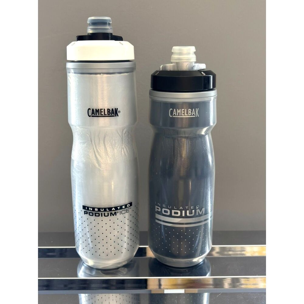 CamelBak Podium Ice & Podium Chill Insulated Cycling Water Bottles 21oz EUC